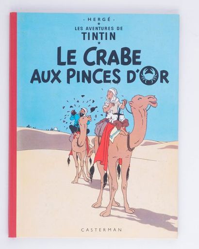 Tintin - Le Crabe aux pinces d'or B35 de 1964. Album non pelliculé vraiment très...