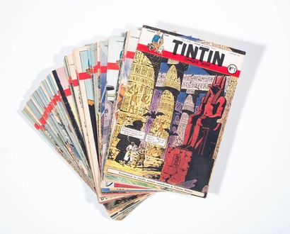 Tintin - Hebdomadaires belges 1950 Année complète en très très bon état.