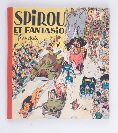 Spirou et Fantasio par Franquin Édition originale, dos toilé orange. Magnifiques...