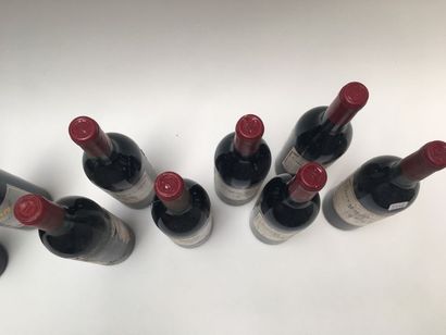 BORDEAUX (PAUILLAC) Rouge, douze bouteilles :

- Château Croizet-Bages 1985 (une)...