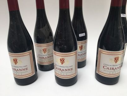 CÔTES-DU-RHÔNE Rouge, dix bouteilles :

- Côtes-du-Rhône 1998, une bouteille ;

-...