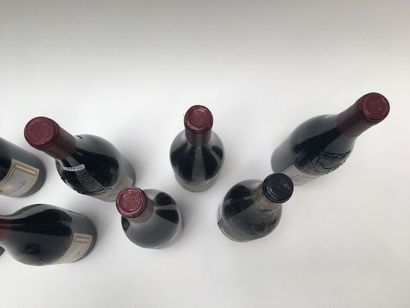 CÔTES-DU-RHÔNE Rouge, dix bouteilles :

- Côtes-du-Rhône 1998, une bouteille ;

-...