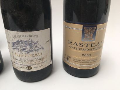 CÔTES-DU-RHÔNE Rouge, seize bouteilles :

- Gigondas - Château du Trignon 2003, quatre...