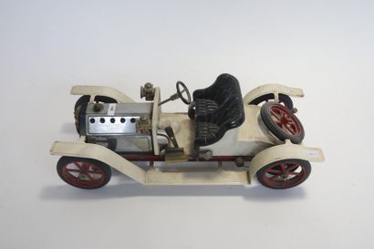 MAMOD - ENGLAND Automobile biplace miniature à vapeur vive, volant fonctionnel, circa...