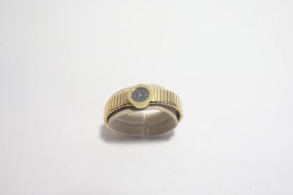 BULGARI Montre-bracelet de dame en or jaune 18 carats, bracelet de type Spirotube,...