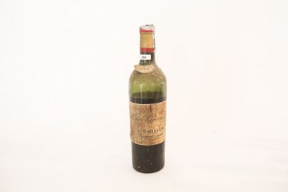 BORDEAUX (SAINT-ÉMILION) Rouge, Château Ripeau 1936, une bouteille [extrêmement bas,...