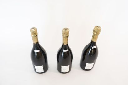 CHAMPAGNE Blanc effervescent, Pommery, cuvée Louise 1998, trois bouteilles.