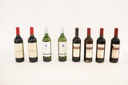 ITALIE (ABRUZZES) Seize bouteilles :

- rouge, Montepulciano / La Botte 2001, trois...