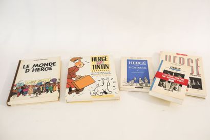HERGÉ, REMI Georges dit (1907-1983) Cinq livres [usures] :

- GODIN Philippe, "Hergé...