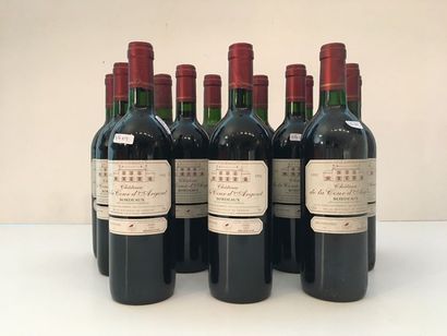null BORDEAUX, rouge, Château de la Cour d'Argent 1992, quatorze bouteilles [bas...