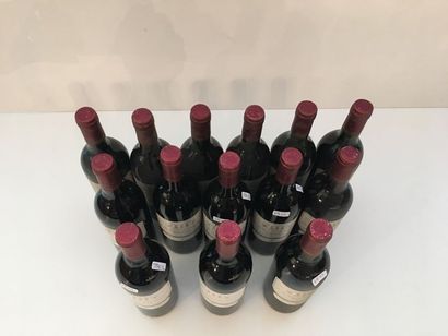 null BORDEAUX, rouge, Château de la Cour d'Argent 1992, quatorze bouteilles [bas...