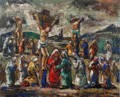null Maurice VAGH-WEINMANN

La crucifixion

Huile sur toile signée en bas à droite

60x73...