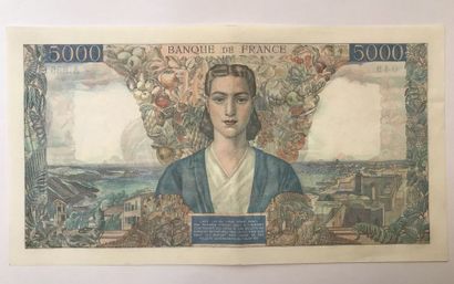 null 16.5000 F French Empire type 1942. F 47/35 of 19.7.1945. Beautiful.

