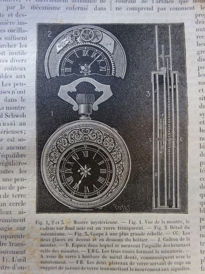 null Montre mystérieuse en vermeil signée ‘H. Rime Inventeur Breveté Paris/Mystérieuse...