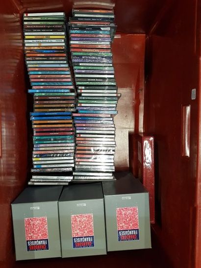 null MUSIQUE : 1 caisse de disques CD, certains neufs