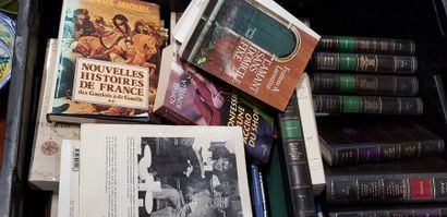 null 3 caisses de livres reliures modernes et brochés : littérature