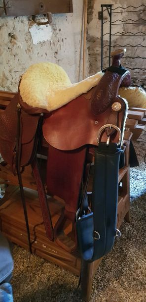 null Two WESTERN leather saddles.



A) J.E. KAMP MAKER WOOSTER OHIO

B) DALE MARTIN...