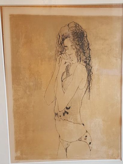 null Jean JANSEM (1920-2013)

Naked young woman

Lithograph signed lower right and...