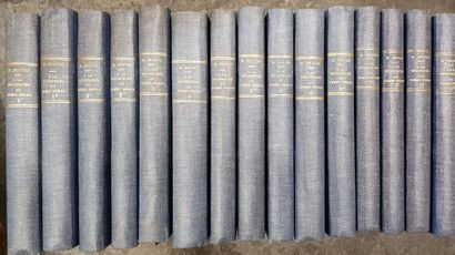 null "PROUST Marcel, A LA RECHERCHE DU TEMPS PERDU,15 volumes, NRF 103ème édition,...
