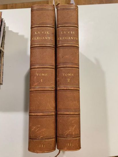 null La vie élégante : littérature, voyages, beaux-arts, modes, sports, 2 vols, 1882....