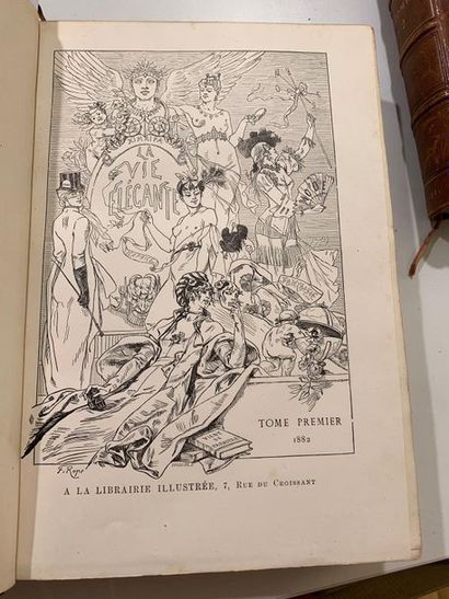 null La vie élégante : littérature, voyages, beaux-arts, modes, sports, 2 vols, 1882....