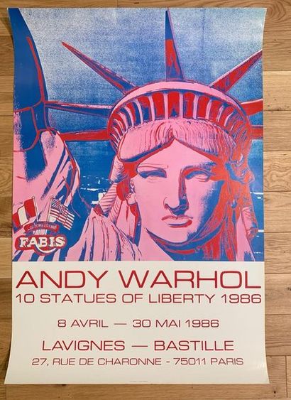 null Andy WARHOL

Affiche originale quadri 1986 - 10 statues of liberty - 

Galerie...