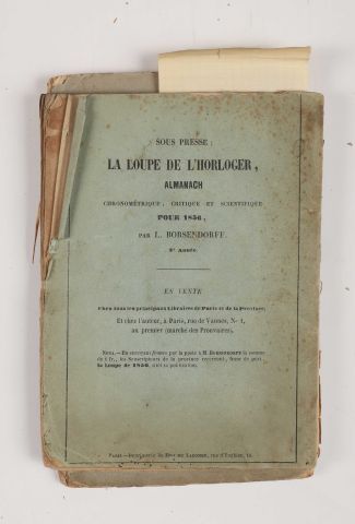  1855 - BORSENDORFF, L. Un coup de loupe à l’exposition universelle de 1855 … 1855....