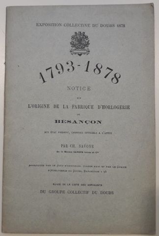 null [BESANÇON]. 
JOUBERT, P.-Ch. Exposition Universelle de Besançon (1860), Besançon...