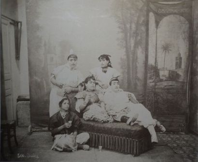 null Tunisie, Grèce , Autriche, Algérie vers 1870-1890, : types scènes et importants...