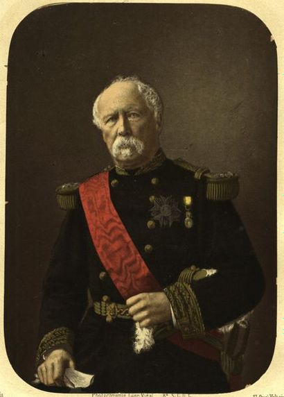 null Photographe non identifié. Le président Mac Mahon, 1877. Tirage pigmentaire...