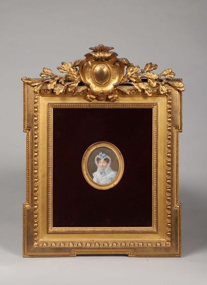null "Portrait de Marianne de Bruyères-Chalabre le Chatel de Joyeuse et d’un homme...