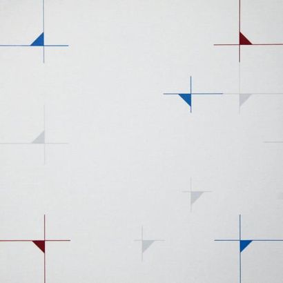 MAVROPOULOS Sans titre, 2011 Acrylique sur toile 40x 40 cm