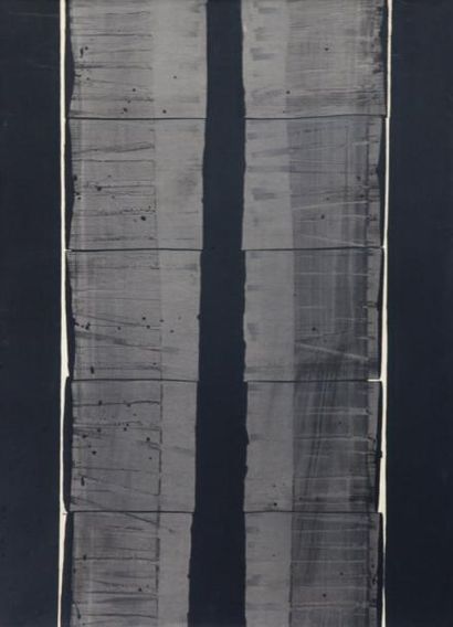 KOLIN Gestes/Marquages, 1980 Toile 100 x 73 cm