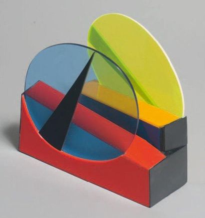 Piergiorgio ZANGARA PP-OPERA MADI 239 Plexiglas et bois 20 x 20 x 13 cm