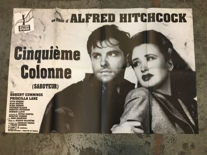 null Ensemble de plus de 30 affiches de cinéma d’Alfred Hitchcock.
Affiches originales...