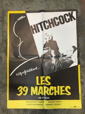 null Ensemble de plus de 30 affiches de cinéma d’Alfred Hitchcock.
Affiches originales...