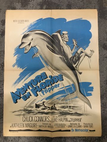 null Ensemble de plus de 80 affiches de cinéma des années 40 à 60.
Affiches originales...