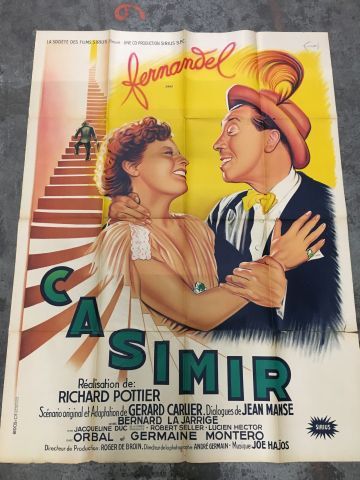 null Ensemble de plus de 80 affiches de cinéma des années 40 à 60.
Affiches originales...