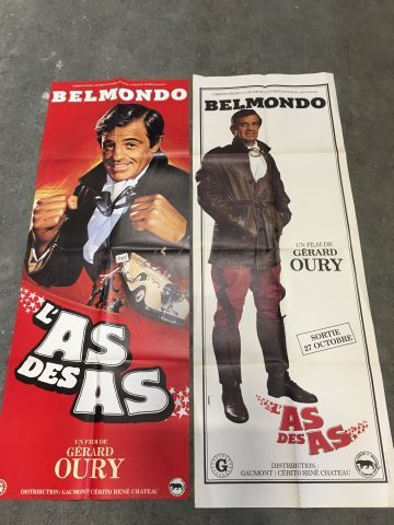 null Ensemble de plus de 30 affiches de cinéma avec Belmondo.
Affiches originales...