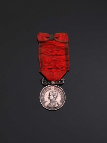 null THAÏLANDE, RAMA V. Médaille du Mérite pour les dignitaires de la Cour (Rajarvchi)....