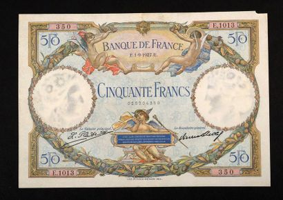 null 50 F Luc Olivier Merson type 1927 of 1/9/1927. F 15/1. A TTB to superb (tiny...