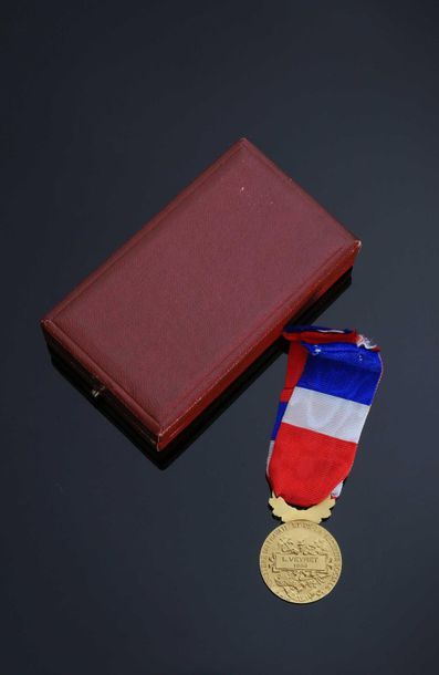 null MINISTERE de l’INTERIEUR. Médaille d’Honneur du Travail. Médaille en or (3°...
