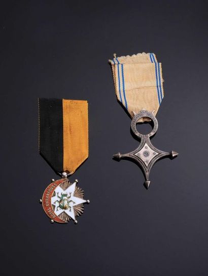 null Saharan Order of Merit Silver Knight's Cross. A "Royal khranfous" from the Wadi...