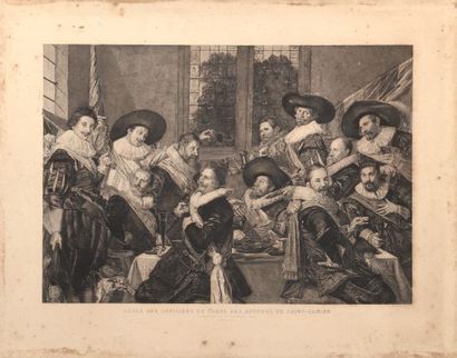 after Frans HALS
Etching engraved by André...