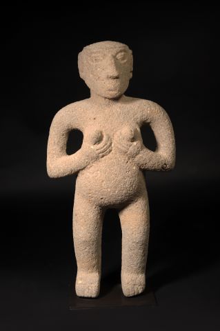 Female figure
Naked figure, standing, hands...