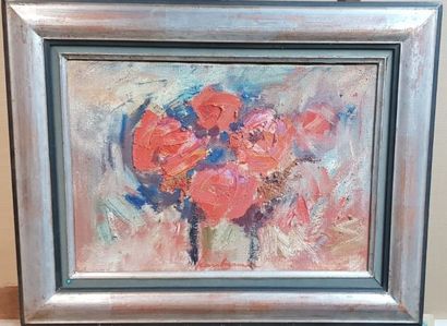 null Jean BRENNER (1937-2009)

Bouquet de 4 fleurs rouges

Huile sur toile signée...
