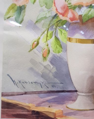 null Mikaelovitch QUZIEMSKI (1882 – 1973)

Bouquet de roses dans un vase 

Aquarelle...