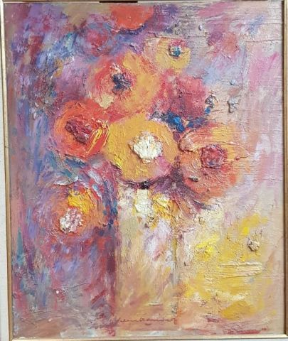 null Jean BRENNER (1937-2009)

Bouquet de fleurs 

Huile sur panneau signée en bas...