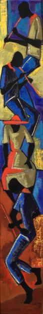 null Luckner LAZARD (1928-1998)

Scène de danse

Huile sur toile.

Signée et datée...