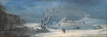 null Alexandre J. NOEL (1752-1834)

Trois marines et un paysage de neige

Gouaches...
